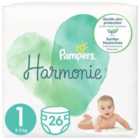 Pampers Harmonie Nappies Size 1 Carry Pack 26 per pack