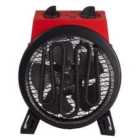 Igenix 3kW Drum Fan Heater - Red