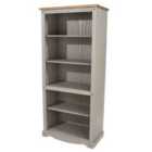 Halea Tall Pine Bookcase - Grey
