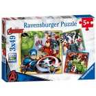 Ravensburger Marvel Avengers Assemble, 3x 49 piece Jigsaw Puzzles