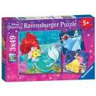 Ravensburger Disney Princess, Princess Adventure 3x 49 piece Jigsaw Puzzles