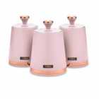 Tower Cavaletto Set of 3 Canisters Pink