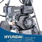 Hyundai 2800psi 210cc Petrol Pressure Washer - Black & Silver
