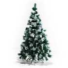Bon Noel 5ft Green Frosted Artificial Christmas Tree with Red Berries