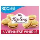 Mr Kipling 30% Less Sugar Viennese Whirls 6 per pack