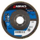 Abracs ABFZ115B120 Zirconium Flap Discs Fine 120 Grit - 115 x 22.23mm