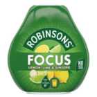 Robinsons Mini Focus Lemon Lime & Ginseng No Added Sugar Squash 66ml