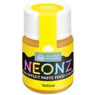 Squires Kitchen Neonz Paste Food Colour Yellow 20g
