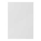 GoodHome Stevia Gloss grey slab Highline Cabinet door (W)500mm (H)715mm (T)18mm