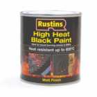 Rustins High Heat Black Paint 500ml