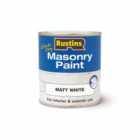 Rustins Quick Dry Masonry Paint White 250ml