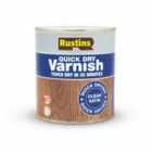 Rustins Quick Dry Varnish Satin Clear 500ml