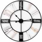 Hometime Cut Out Wall Clock 70cm
