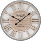 Hometime Cut Out Wall Clock 62cm
