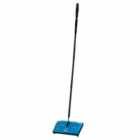 Bissell 2402E Sturdy Sweep Lightweight Manual Floor Sweeper - Blue and Black
