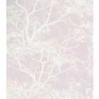 Holden Decor Whispering Trees Dusky Pink Glitter Wallpaper