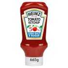 Heinz Tomato Ketchup 50% Less Sugar Salt, 665g
