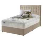Silentnight Mirapocket Latex 1400 Non Storage Divan Bed - Sandstone No Headboard King