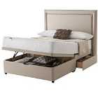 Silentnight Miracoil Ortho 180cm Mattress with Ottoman and 2 Drawer Divan Bed Set - Sand No Headboard