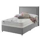 Silentnight Mirapocket 1000 Memory Foam Ottoman Non-Storage Divan Bed Set Slate Grey No Headboard Slate - 180cm