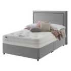 Silentnight Mirapocket 1000 Memory Foam Ottoman Non-Storage Divan Bed Set Slate Grey No Headboard Slate - 150cm