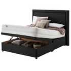 Silentnight Mirapocket 2000 Memory 150cm Ottoman Non-Storage Divan Bed Set - Ebony No Headboard