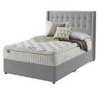 Silentnight Mirapocket Latex 1000 Non Storage Divan Bed - Slate Grey No Headboard King