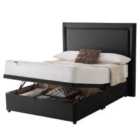 Silentnight Miracoil Ortho 150cm Ottoman Non-Storage Divan Bed Set - Ebony No Headboard