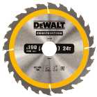 DEWALT DT1944-QZ 24 Teeth Construction Coarse Cut Circular Saw Blade - 190 x 30mm