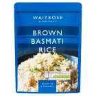 Waitrose Brown Basmati Rice, 250g