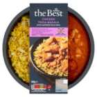 Morrisons The Best Chicken Tikka Masala with Saffron Pilau Rice 400g