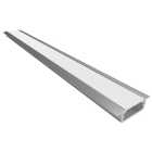 Sensio Mackay Aluminium Recessed Profile for Flexible Strip Lighting - 2200mm