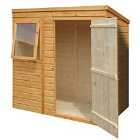 Shire 6ft x 4ft Wooden Pent Garden Shed