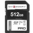 MyMemory PRO 512GB V30 High Speed SD Card (SDXC) UHS-I U3 - 180MB/s