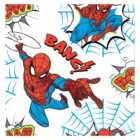 Marvel Spiderman Pow Multicolour Wallpaper