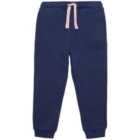 M&S Cotton Plain Joggers, 2-7 Years, Navy