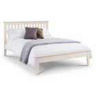 Salerno Shaker Bed Double Ivory