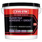 EVO-STIK Grey Wood & Concrete Floor Tile Adhesive & Grout - 5L