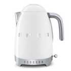 Smeg KLF04WHUK 50s Retro Style 1.7L 3KW Jug Kettle with Variable Temperature - White