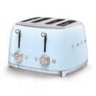 Smeg TSF03PBUK 50's Retro Style 4 Slot Toaster - Pastel Blue
