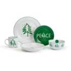20-Piece Skandi Peace Tree Dinner Set