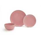 12-Piece Halo Bubble Gum Pink Dinner Set
