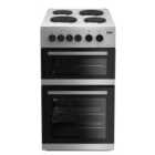 Beko KD533AS Double Oven 91L Electric Cooker - Silver
