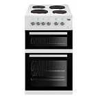 Beko KD532AW Double Oven 91L Electric Cooker - White