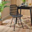 Set of 2 Pax Dining Chairs, Rattan