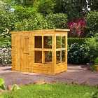Power 4' x 8' Pent Potting Shed