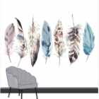 Art For The Home Watercol Feathers Wall Mural