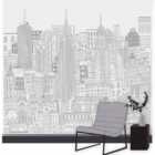 Art For The Home City Sketch Wall Mural