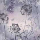 Arthouse Damselfly Purple Wallpaper