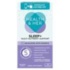 Health & Her Sleep+ Multinutrient Support Supplement Capsules 30 per pack